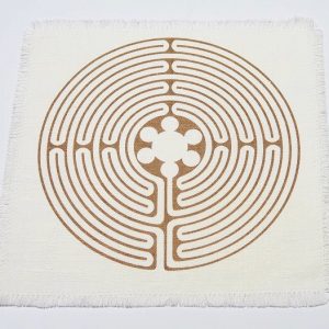 Lininė servetėlė „Vidinio Aš labirintas“